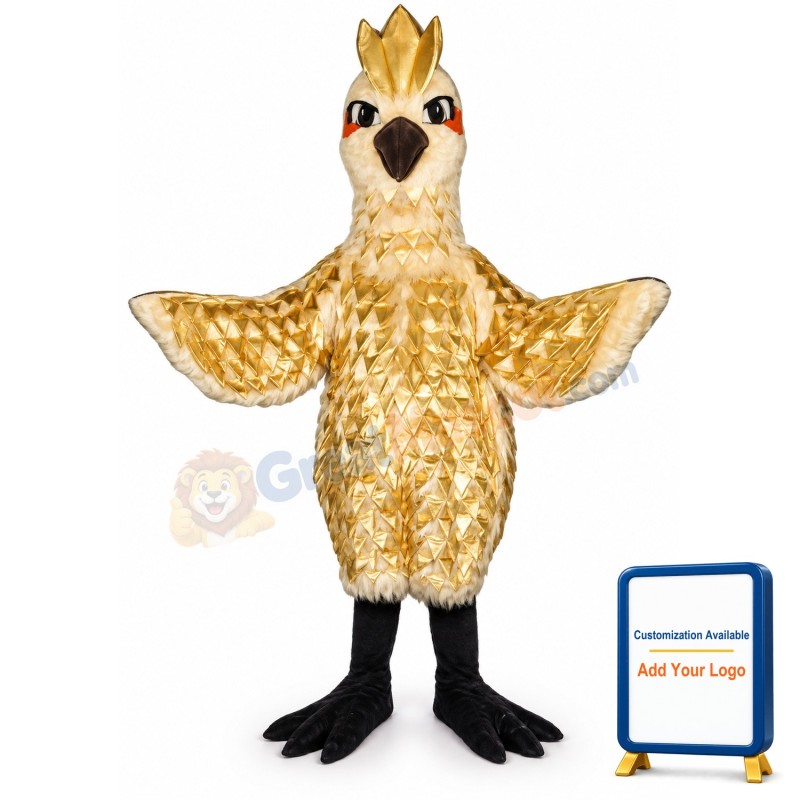 Golden Phoenix Lightweight Mascot Costume