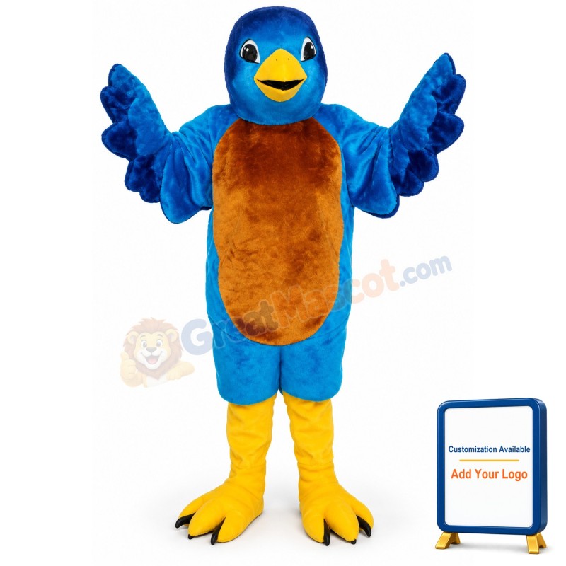 Blue Bird Lightweight Mascot Costume