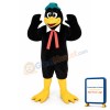Berry Blackbird w Hat & Tie Lightweight Mascot Costume