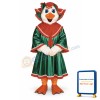 Holiday Goose w-Dress & Hat Lightweight Mascot Costume