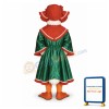 Holiday Goose w-Dress & Hat Lightweight Mascot Costume