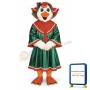 Holiday Goose w-Dress & Hat Lightweight Mascot Costume