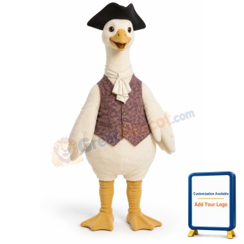 Colonial Duck w-Vest & Hat Lightweight Mascot Costume