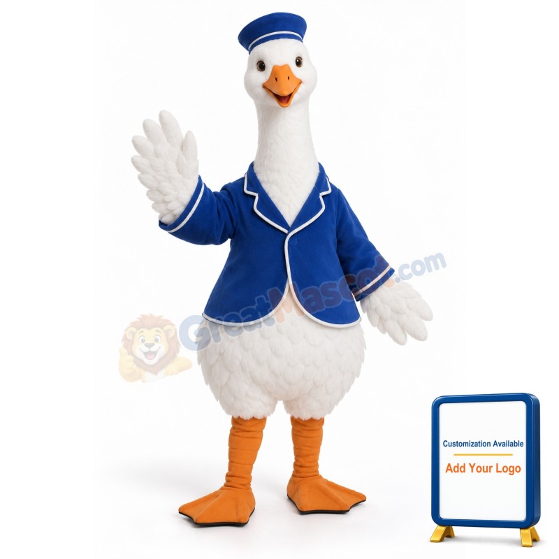 Captain Duckling Lightweight Mascot Costume