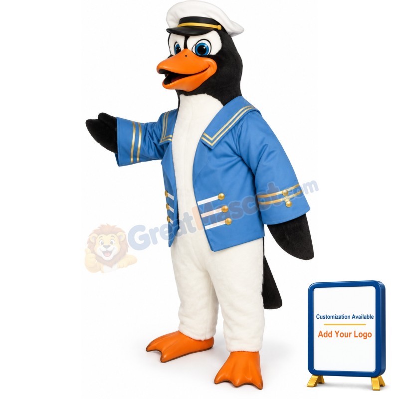 Admiral Perry Penguin Lightweight Mascot Costume