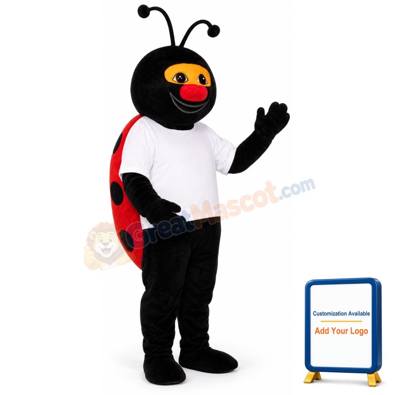 John Ladybug Lightweight Mascot Costume