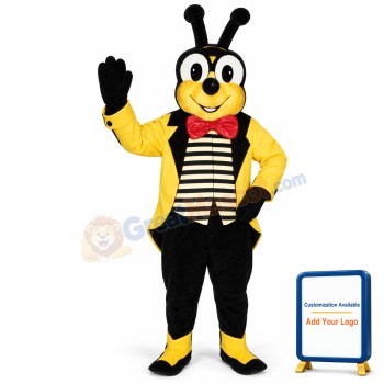 Yellow Jacket w-Jacket Lightweight Mascot Costume