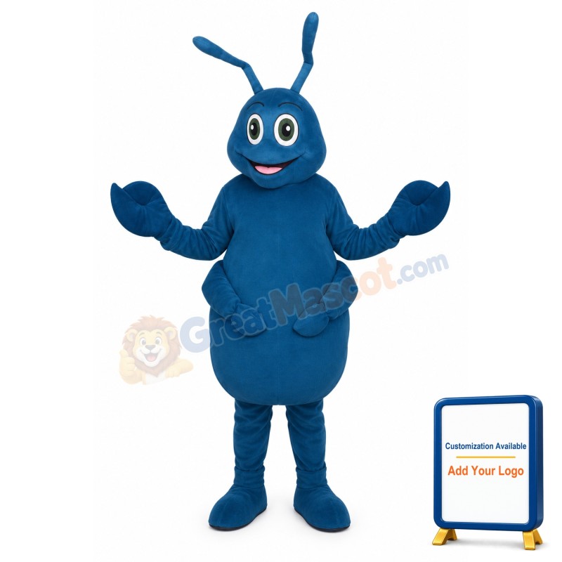 Blue Bug Lightweight Mascot Costume