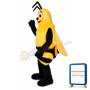 Fuzzy Bee Lightweight Mascot Costume