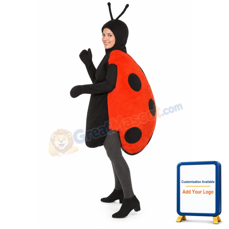 Lady Bug Lightweight Mascot Costume