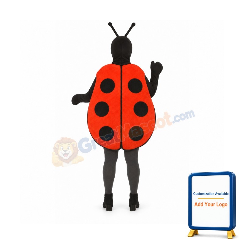 Lady Bug Lightweight Mascot Costume