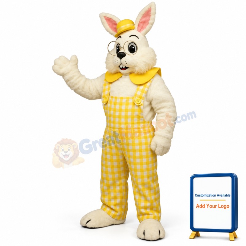 Y Eggbert w-Yellow Clothes Lightweight Mascot Costume