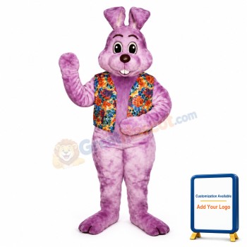 Lavendar Louie w-vest Lightweight Mascot Costume