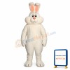 White Marsh- mallow Bunny Lightweight Mascot Costume