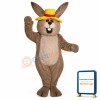 Jolly Bunny w-Hat Lightweight Mascot Costume