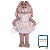 Easter Bunny w-Apron Lightweight Mascot Costume