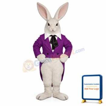 Rabbit w-Jacket Lightweight Mascot Costume