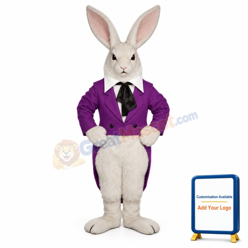 Rabbit w-Jacket Lightweight Mascot Costume