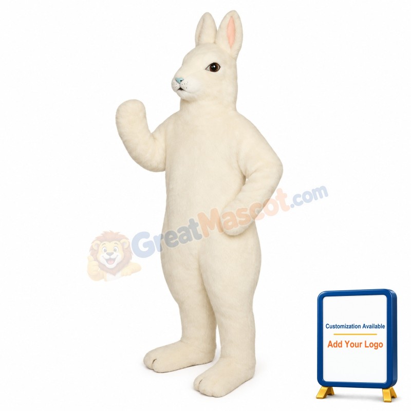 Realistic Rabbit Lightweight Mascot Costume
