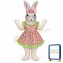 Jill Rabbit w-Apron & Bow Lightweight Mascot Costume