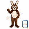 Brown Fat Bunny Lightweight Mascot Costume