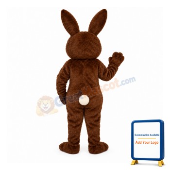 Brown Fat Bunny Lightweight Mascot Costume