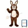 Brown Fat Bunny Lightweight Mascot Costume