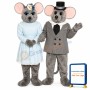 Miss Mouse Lightweight Mascot Costume