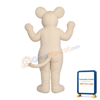 White Mouse Lightweight Mascot Costume