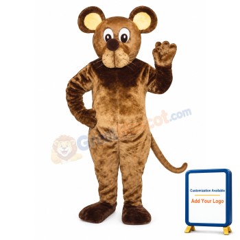 Brown Mouse Lightweight Mascot Costume