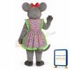 Charlotte Mouse w-outfit Lightweight Mascot Costume