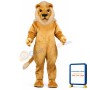 Blonde Lion Lightweight Mascot Costume
