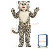 Shy White Lion Lightweight Mascot Costume