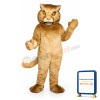 Golden Panther Lightweight Mascot Costume