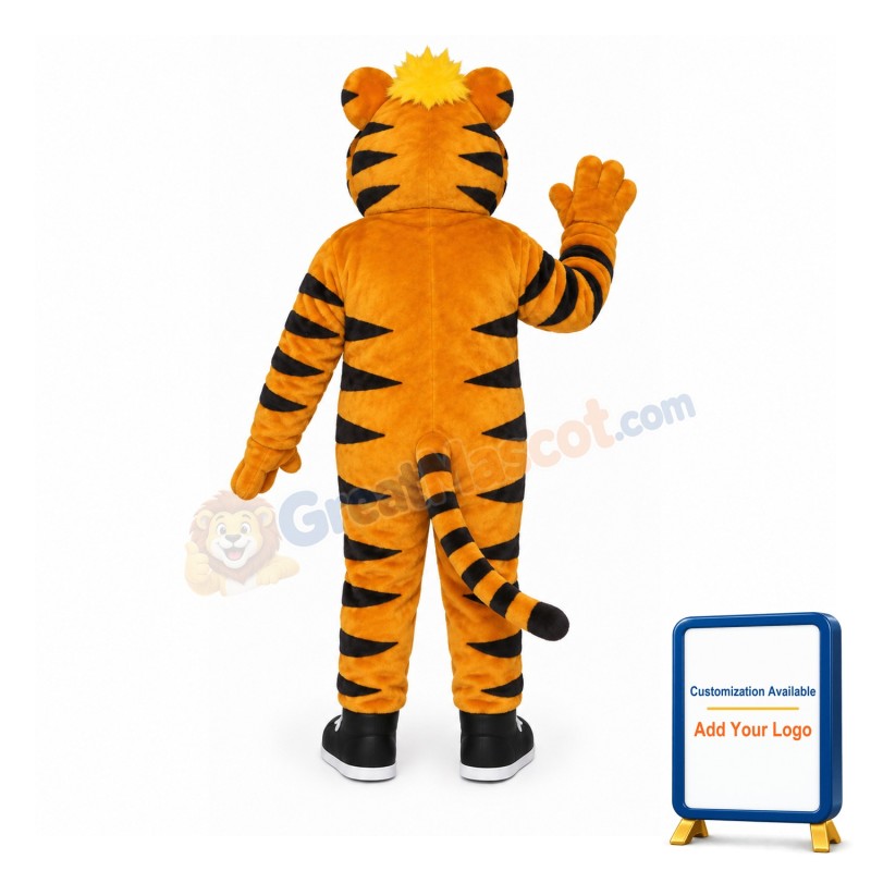 Tiger in Sneakers Lightweight Mascot Costume