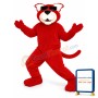 Ready Red Cat Lightweight Mascot Costume