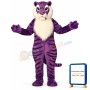 Purple Tiger Lightweight Mascot Costume