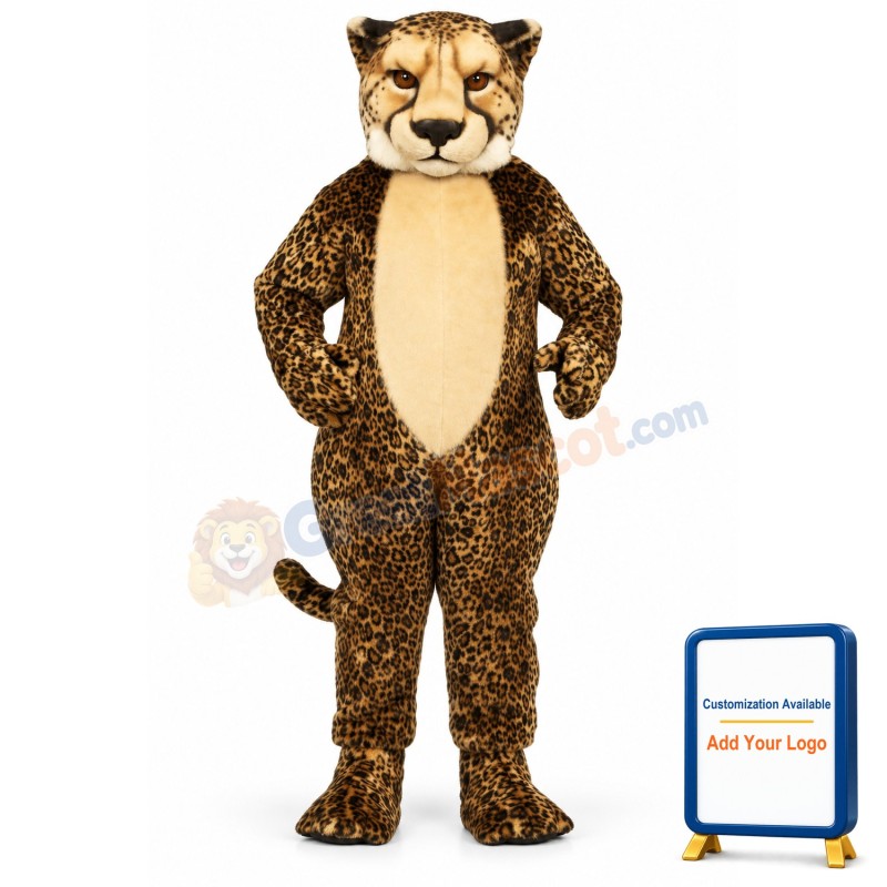 Cheetah Lightweight Mascot Costume