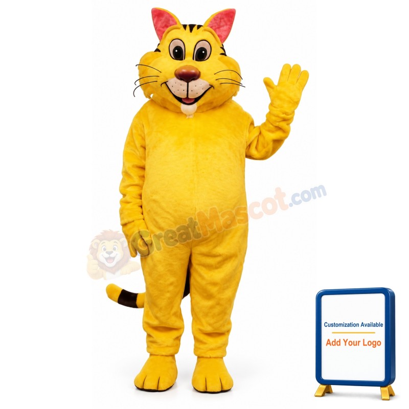 Big Yeller Cat Lightweight Mascot Costume