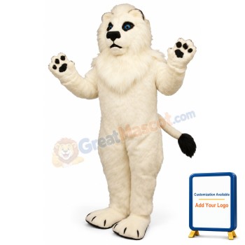 White Lion Lightweight Mascot Costume