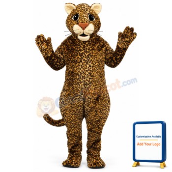 Leaping Leopard Lightweight Mascot Costume