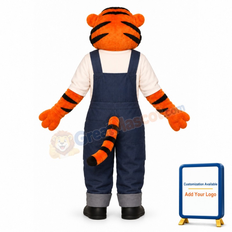 Worker Tiger Lightweight Mascot Costume
