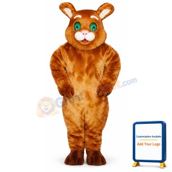 Wide-Eyed Cat Lightweight Mascot Costume
