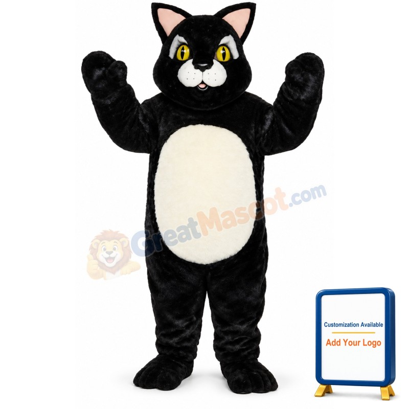 Blackie Cat Lightweight Mascot Costume