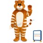 Stripe Cat Lightweight Mascot Costume