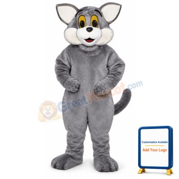 Gray Cat Lightweight Mascot Costume