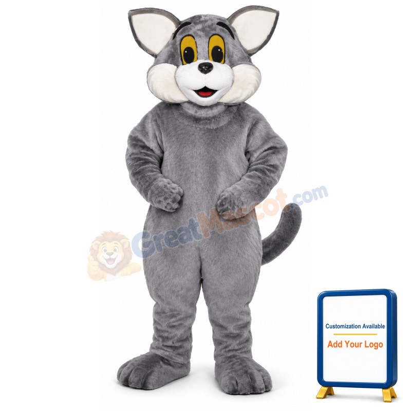 Gray Cat Lightweight Mascot Costume