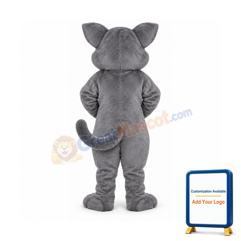Gray Cat Lightweight Mascot Costume