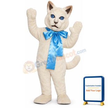 Cat w-bow Lightweight Mascot Costume