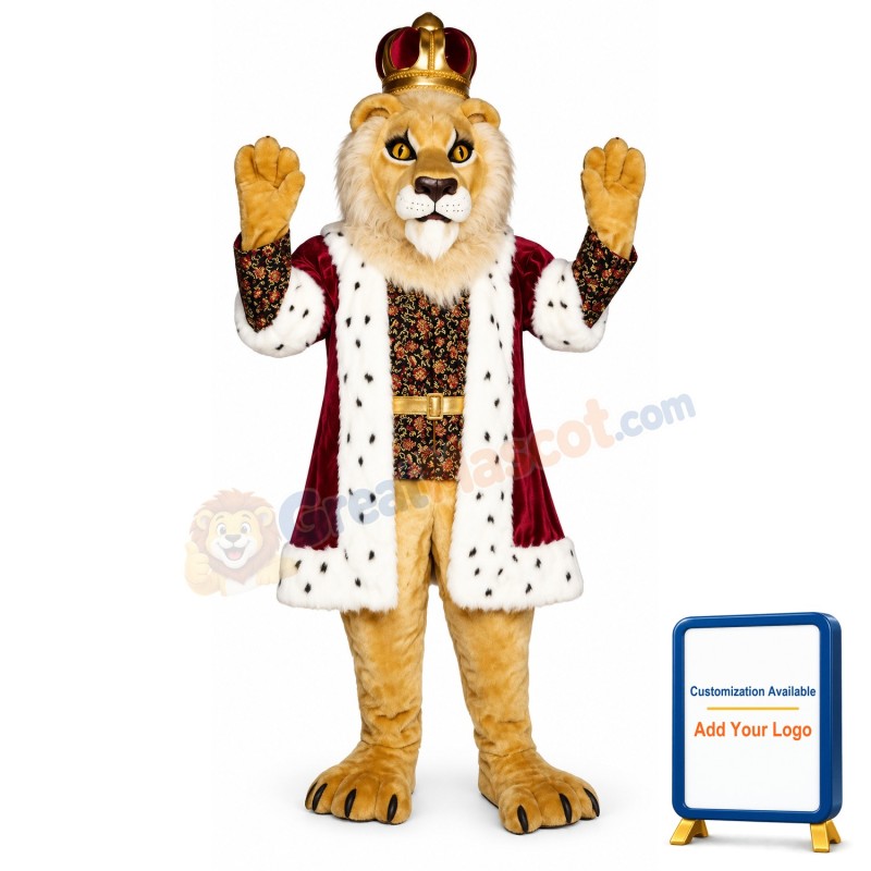King Lionel Lightweight Mascot Costume